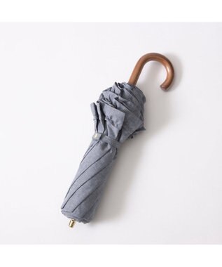 UNBILLION カシュネ cachenez / 【晴雨兼用】【日傘】 シャンプレーフリルトップレス折りたたみ傘 ブルー