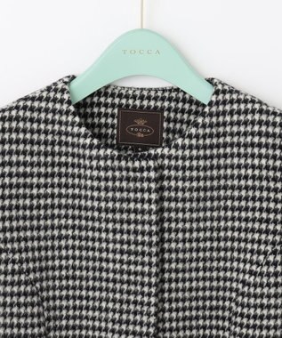 TOCCA 【消臭】RHYTHMIC PACE 千鳥柄コート ブラック系