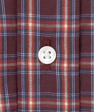 J.PRESS MEN SOMELOSコットンチェック シャツ ワイン系3