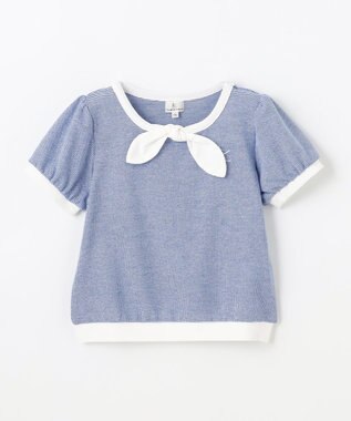 組曲 KIDS 【110-140㎝】マリンカノコ Tシャツ ブルー