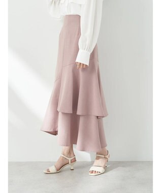 earth music&ecology アシンメトリーイレヘムスカート