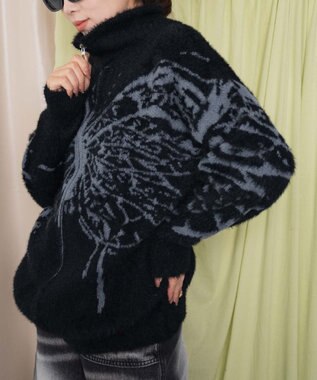 WEGO バタフライジップニット ブラック