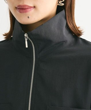 Green Parks ライトＺＩＰシャツブルゾン Black