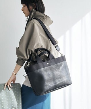 TOPKAPI 【人気色が限定復活！】【Breath TOPKAPI】RIPPLE リプル A4 トート バッグ L（ショルダー付き） ブラック