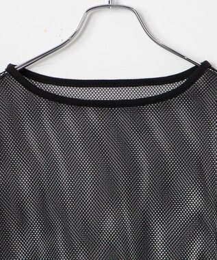 WEGO メッシュサイドドロストトップス ブラック