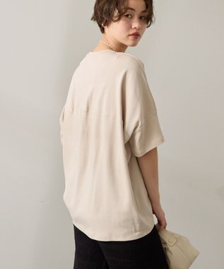 AMERICAN HOLIC 【新色追加】【接触冷感】コクーンシルエットカットソー Light Beige