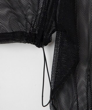 WEGO メッシュサイドドロストトップス ブラック