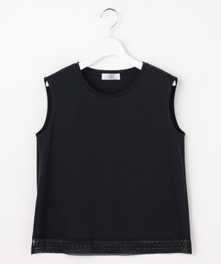 J.PRESS LADIES コットンスムース ノースリーブ カットソー