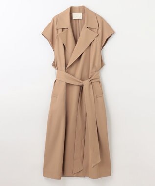 NAVE 【Nave】バルキーツイル ロングジレ キャメル系