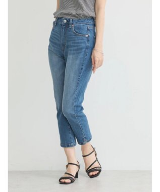 earth music&ecology クロップドデニムパンツ Medium Indigo
