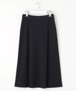 J.PRESS LADIES 【洗える】セルロースリバー スカート ネイビー系