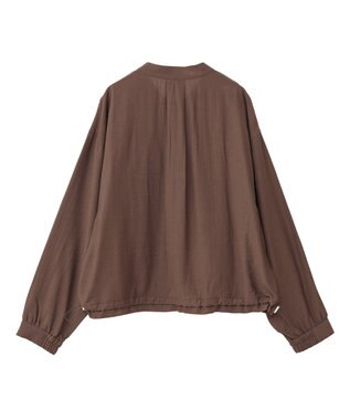 Green Parks シア‐シャツブルゾン Brown