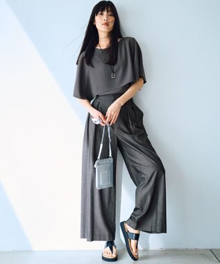 23区 トング サンダル ブラック系