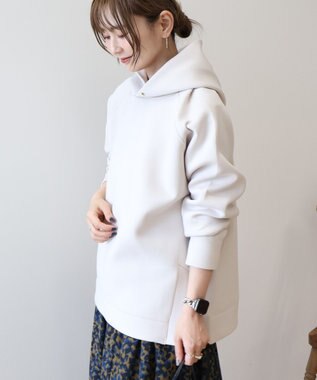 AMERICAN HOLIC サイドスリットポンチパーカー Gray Beige