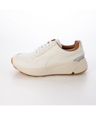 MODE ET JACOMO <carino>グリッター厚底スニーカー ホワイト