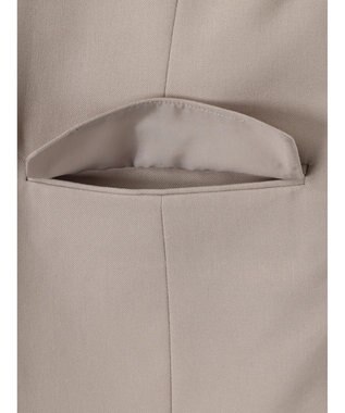 earth music&ecology ノーカラージレ Beige