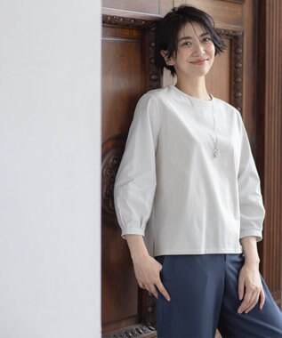 J.PRESS LADIES リングパール ワントップ ネックレス シルバー系