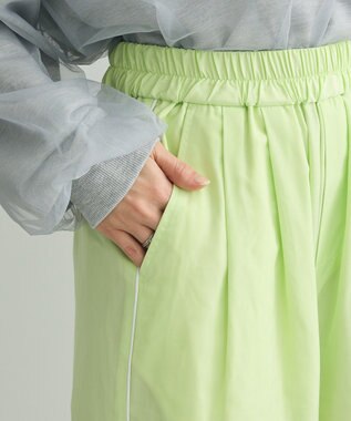 Green Parks ユーティリティコクーンパンツ Lime Green