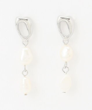 ANY 【WEB限定】ダブルパールピアス（両耳用）