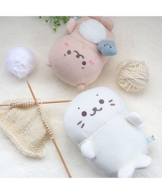 Mother garden しろたん あみぐるみ お座り マスコット 《しろたん/らっこいぬ》 単品 しろたん