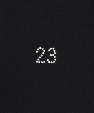 23区GOLF 人気デザインがアップデート！【WOMEN】ライトダンボール 半袖モックネックシャツ ブラック系