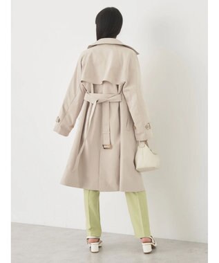 earth music&ecology ベーシックトレンチコート Light Beige