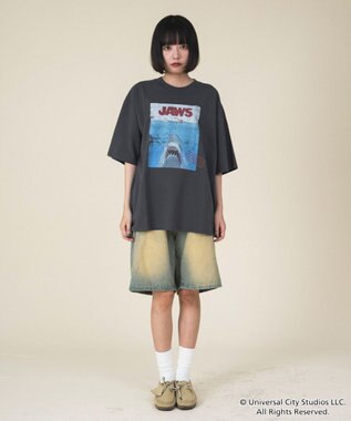 WEGO 【新柄追加/JAWS/ユニセックス着用ITEM/SMLサイズ展開】JAWSグラフィックT（S） 柄2