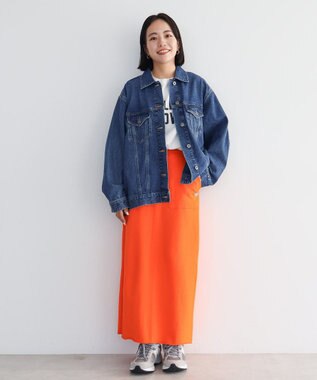 AMERICAN HOLIC Ｄｉｓｃｕｓ／スウェットタイトスカート Orange