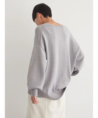 AMERICAN HOLIC バイパチ袖ボリュームニットプルオーバー　 Light Gray Mixture