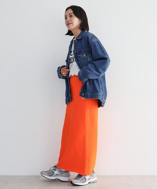 AMERICAN HOLIC Ｄｉｓｃｕｓ／スウェットタイトスカート Orange