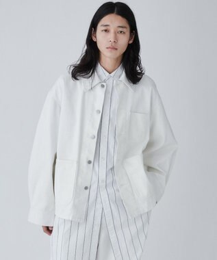 WEGO デニムカバーオール ホワイト