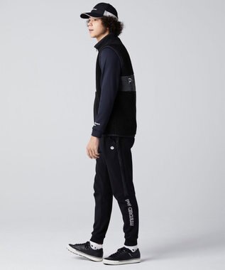 PW CIRCULUS 【MEN】【撥水/防風】ボア ジップアップ ベスト ブラック系