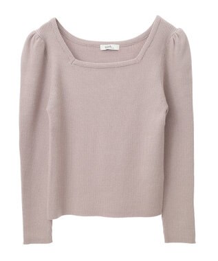 earth music&ecology ＳＥＴ２点ケープ＋リブニットプルオーバー Beige