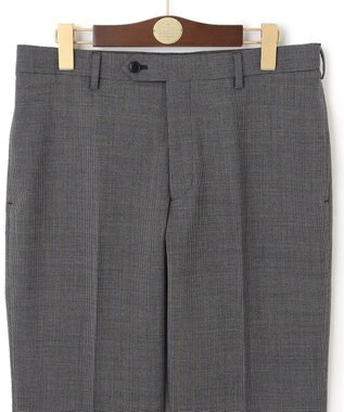 J.PRESS MEN 【J.PRESS BASIC】ペピンメリノコンフォート ラスティックハウンドトゥース スラックス グレー系8