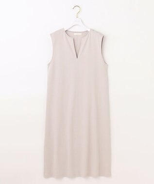 ANY SIS 【洗える】キーネック ジャンパースカート アイボリーベージュ