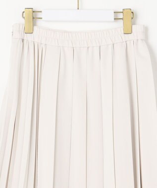 ANY SIS 【洗える】ダブルプリーツコンビ スカート アイボリー