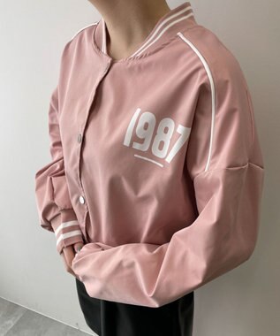 WEGO ラインカラーブルゾン ピンク