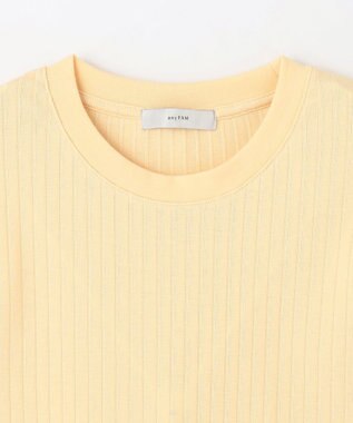 ANY L 【洗濯機可/接触冷感/UVカット】汗ジミ防止テレコノースリーブプルオーバー イエロー