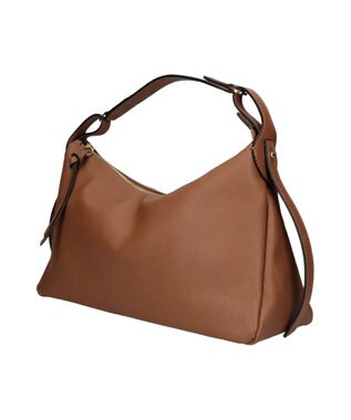 INTER-CHAUSSURES 【LORISTELLA】トライアングルショルダートート ブラウン