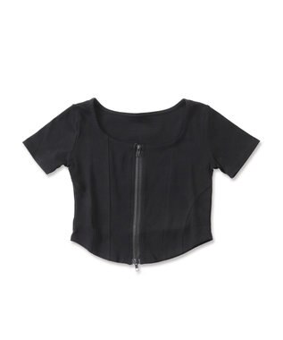 WEGO WジップカーブヘムT ブラック