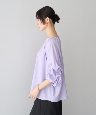 YECCA VECCA ホイップスリーブブラウス Lavender