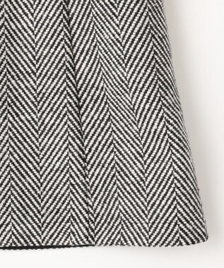 Feroux 【古畑星夏さん着用】ヘリンボンハイウエストミディ スカート ホワイト系2