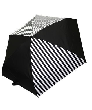  【UVカット90%以上】【簡単開閉】【数量限定】レディース向け  晴雨兼用折傘 53cm BLK-STP T1250