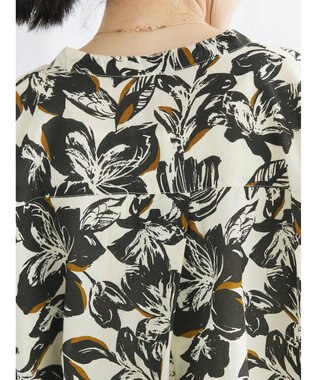 CRAFT STANDARD BOUTIQUE インド綿アソート柄シャツチュニック Ivory