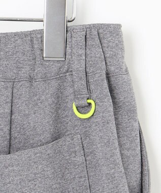 PW CIRCULUS 【MEN】【洗える/吸汗速乾/ストレッチ】ダンボール ロゴ ジャージー パンツ ライトグレー系