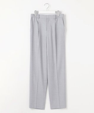 自由区 S ウールサキソニーテーパード パンツ ライトグレー系
