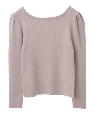 earth music&ecology ＳＥＴ２点ケープ＋リブニットプルオーバー Beige