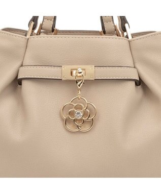 CLATHAS ポルサ 2WAYハンドバッグ グレージュ