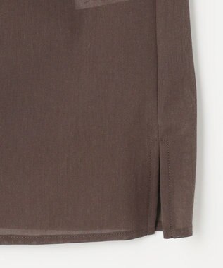 J.PRESS LADIES S シアードライトリコット シャツライク カットソー モカブラウン系