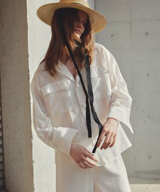 uncrave リヨセルシルクローン シャツ オフ